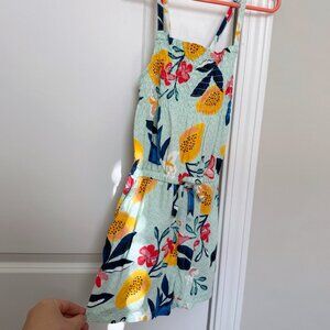 Tea Collection Girl Jamaican Papaya Smocked Romper 7 years